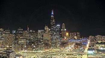 Weather camera view of UIC - University of Illinois Chicago.