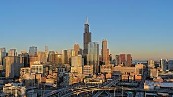 Weather camera view of UIC - University of Illinois Chicago.