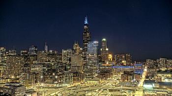 Weather camera view of UIC - University of Illinois Chicago.