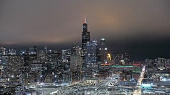 Weather camera view of UIC - University of Illinois Chicago.