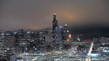 Weather camera view of UIC - University of Illinois Chicago.