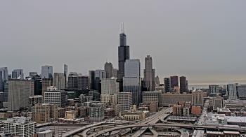 Weather camera view of UIC - University of Illinois Chicago.