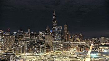 Weather camera view of UIC - University of Illinois Chicago.