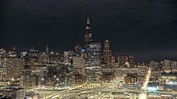 Weather camera view of UIC - University of Illinois Chicago.