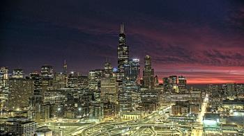 Weather camera view of UIC - University of Illinois Chicago.