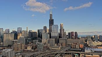Weather camera view of UIC - University of Illinois Chicago.