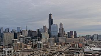 Weather camera view of UIC - University of Illinois Chicago.