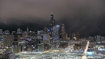 Weather camera view of UIC - University of Illinois Chicago.