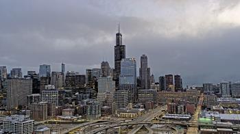 Weather camera view of UIC - University of Illinois Chicago.