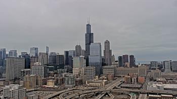 Weather camera view of UIC - University of Illinois Chicago.