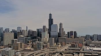 Weather camera view of UIC - University of Illinois Chicago.