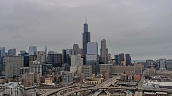 Weather camera view of UIC - University of Illinois Chicago.
