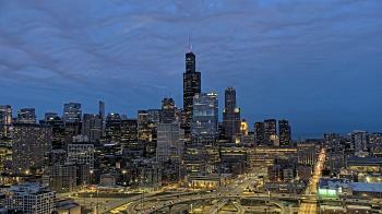 Weather camera view of UIC - University of Illinois Chicago.
