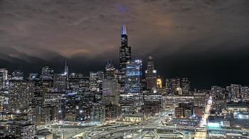 Weather camera view of UIC - University of Illinois Chicago.