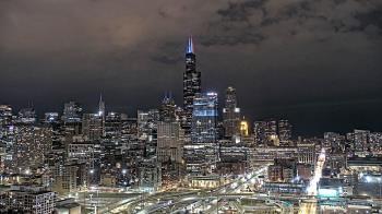 Weather camera view of UIC - University of Illinois Chicago.