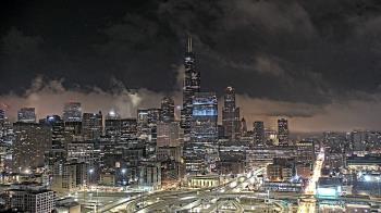 Weather camera view of UIC - University of Illinois Chicago.