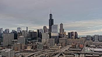 Weather camera view of UIC - University of Illinois Chicago.