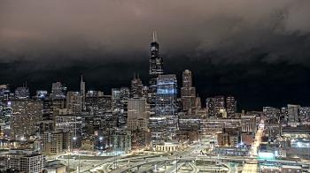 Weather camera view of UIC - University of Illinois Chicago.