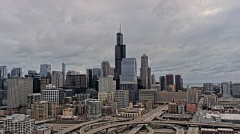 Weather camera view of UIC - University of Illinois Chicago.