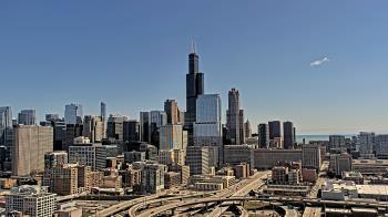 Weather camera view of UIC - University of Illinois Chicago.