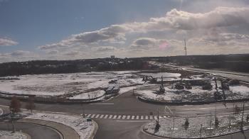 Weather camera view of Waxpool Elementary School.