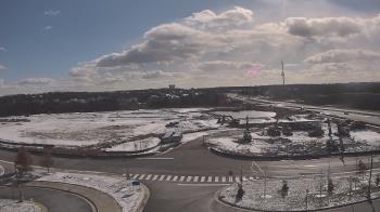 Weather camera view of Waxpool Elementary School.