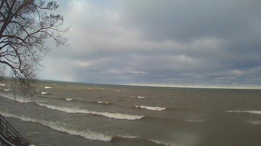 Weather camera view of Forest Lawn Beach.