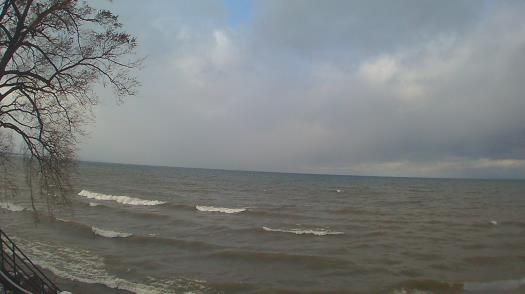 Weather camera view of Forest Lawn Beach.