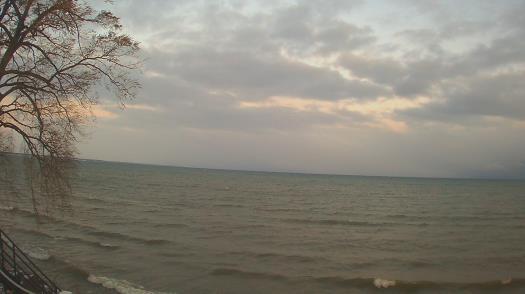 Weather camera view of Forest Lawn Beach.