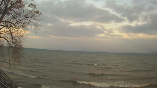 Weather camera view of Forest Lawn Beach.