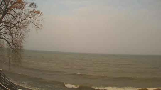 Weather camera view of Forest Lawn Beach.