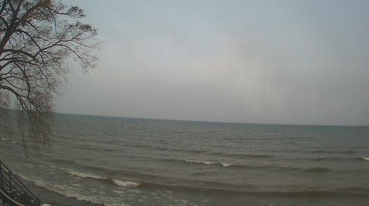Weather camera view of Forest Lawn Beach.