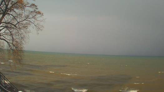 Weather camera view of Forest Lawn Beach.