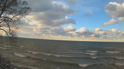 Weather camera view of Forest Lawn Beach.