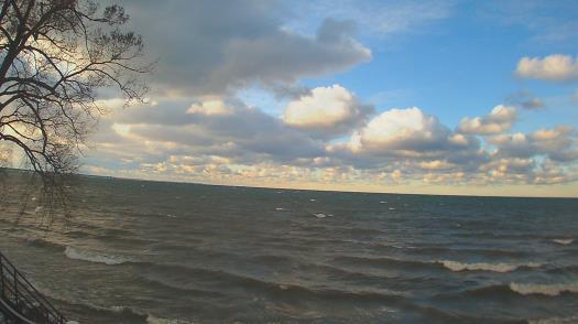 Weather camera view of Forest Lawn Beach.