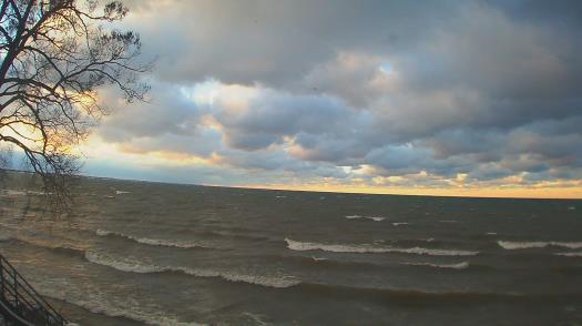 Weather camera view of Forest Lawn Beach.