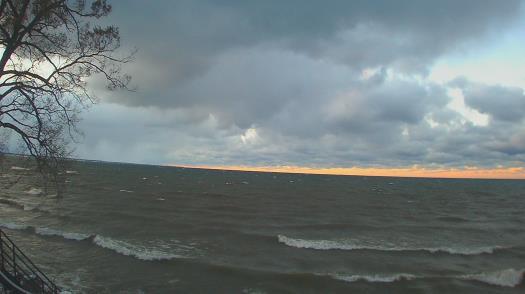 Weather camera view of Forest Lawn Beach.