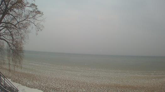 Weather camera view of Forest Lawn Beach.