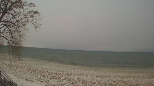 Weather camera view of Forest Lawn Beach.