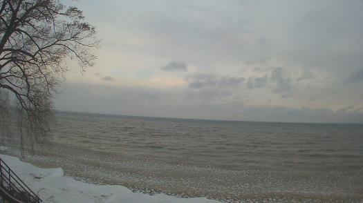 Weather camera view of Forest Lawn Beach.