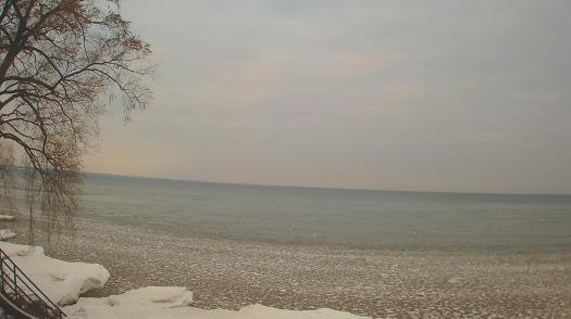 Weather camera view of Forest Lawn Beach.