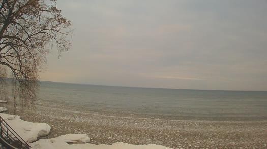 Weather camera view of Forest Lawn Beach.