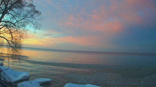 Weather camera view of Forest Lawn Beach.