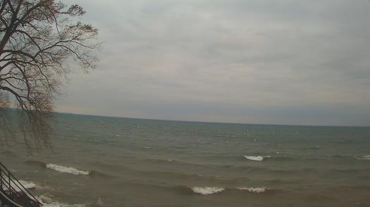 Weather camera view of Forest Lawn Beach.