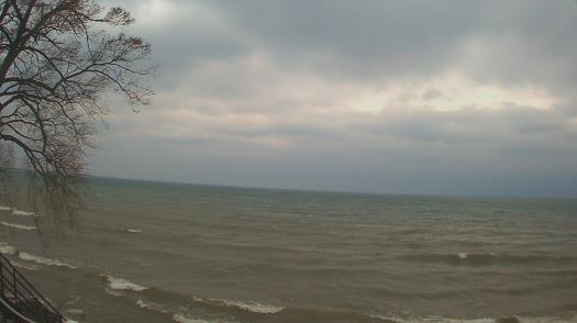 Weather camera view of Forest Lawn Beach.