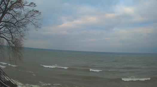 Weather camera view of Forest Lawn Beach.