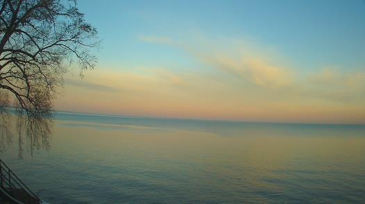 Weather camera view of Forest Lawn Beach.