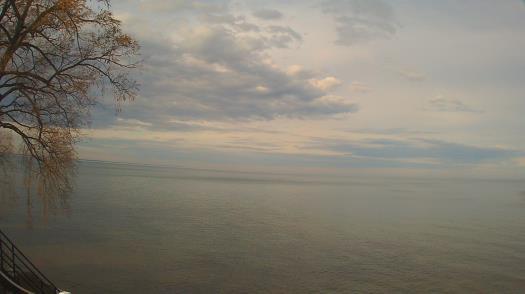 Weather camera view of Forest Lawn Beach.