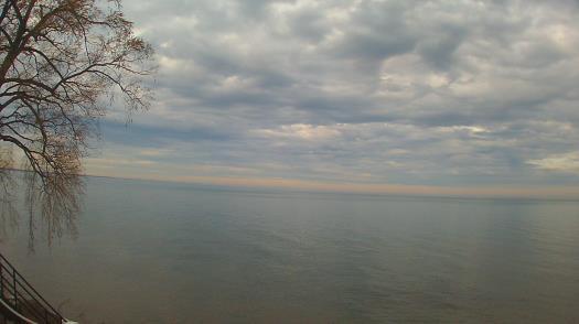 Weather camera view of Forest Lawn Beach.