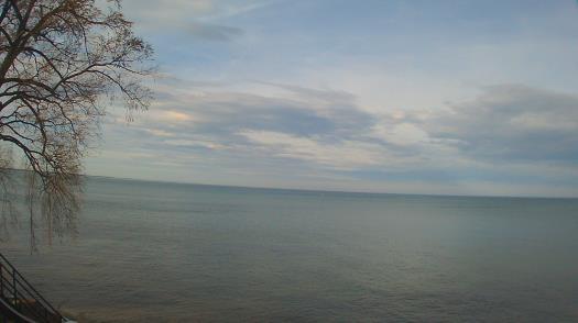 Weather camera view of Forest Lawn Beach.